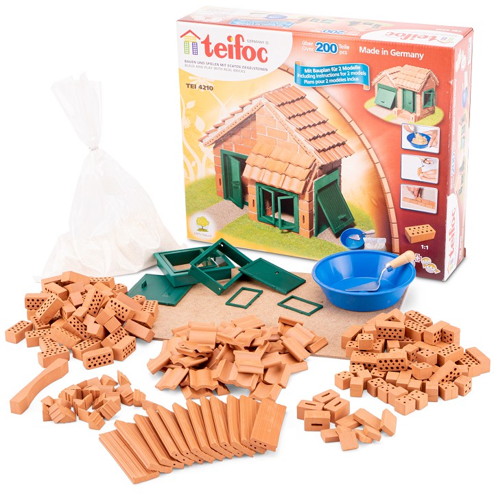 Building set - house with tiles - 200 pieces